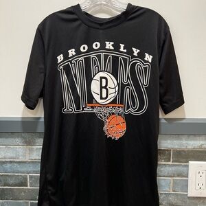NBA Black T-Shirt Brooklyn Nets New York Basketball Shirt